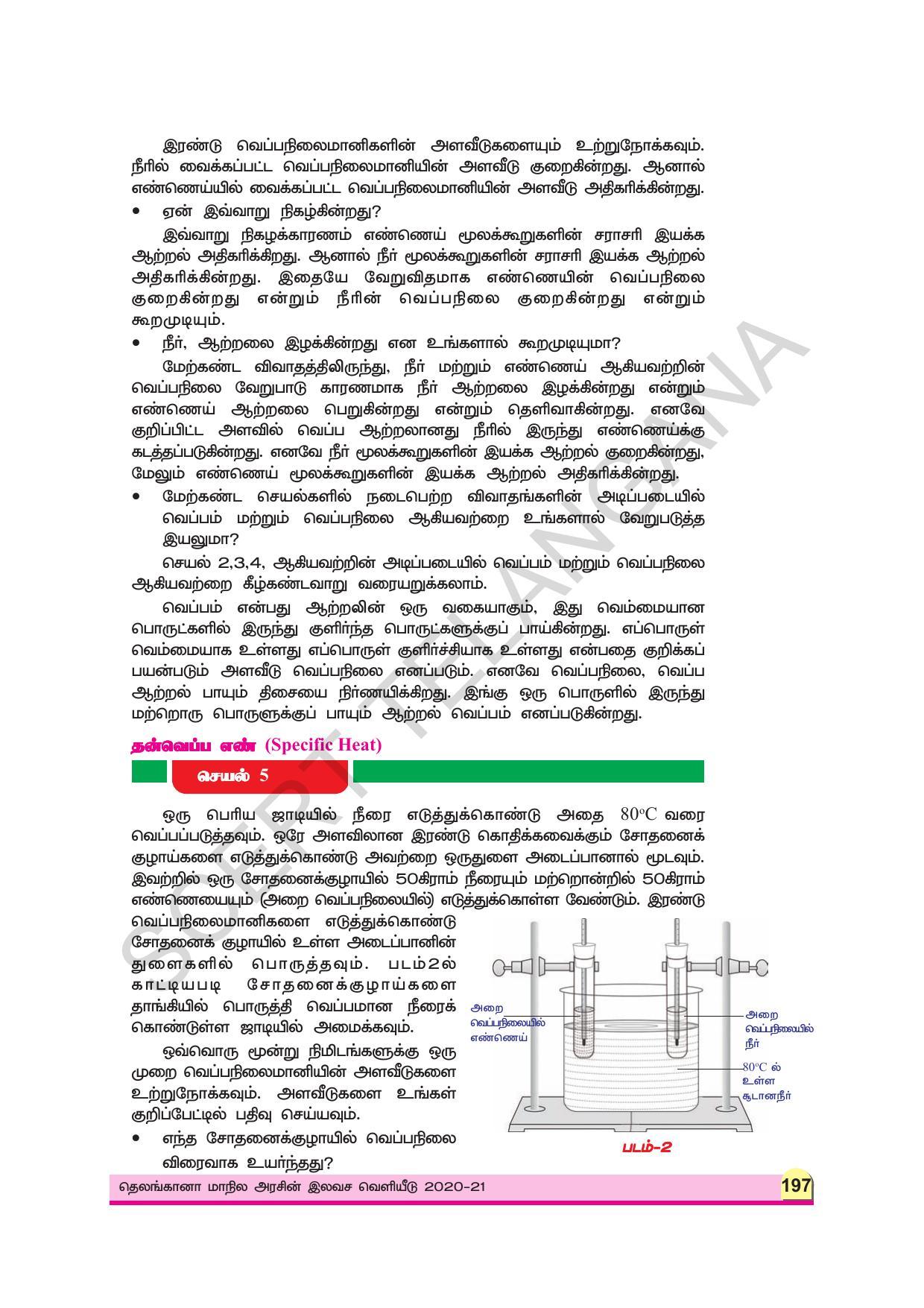 TS SCERT Class 9 Physical Science (Tamil Medium) Text Book - Page 209