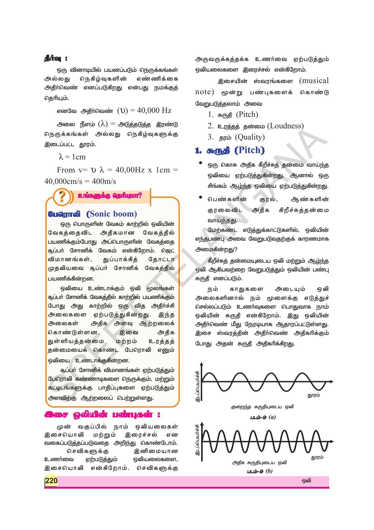 TS SCERT Class 9 Physical Science (Tamil Medium) Text Book - Page 232