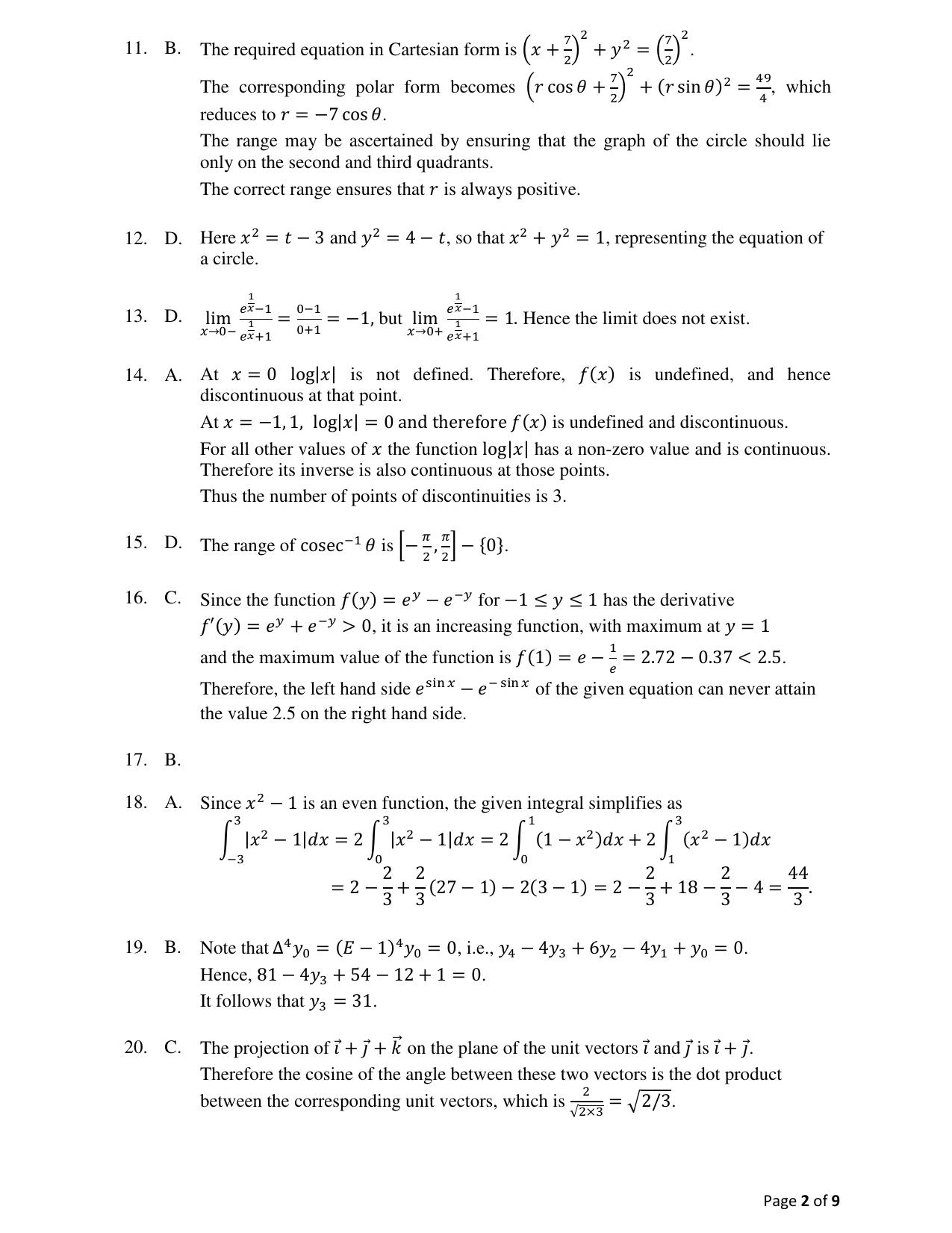 ACET  December 2021 Solution - Page 2