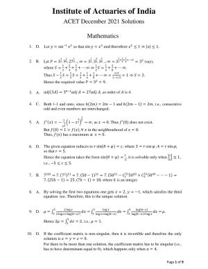 ACET  December 2021 Solution