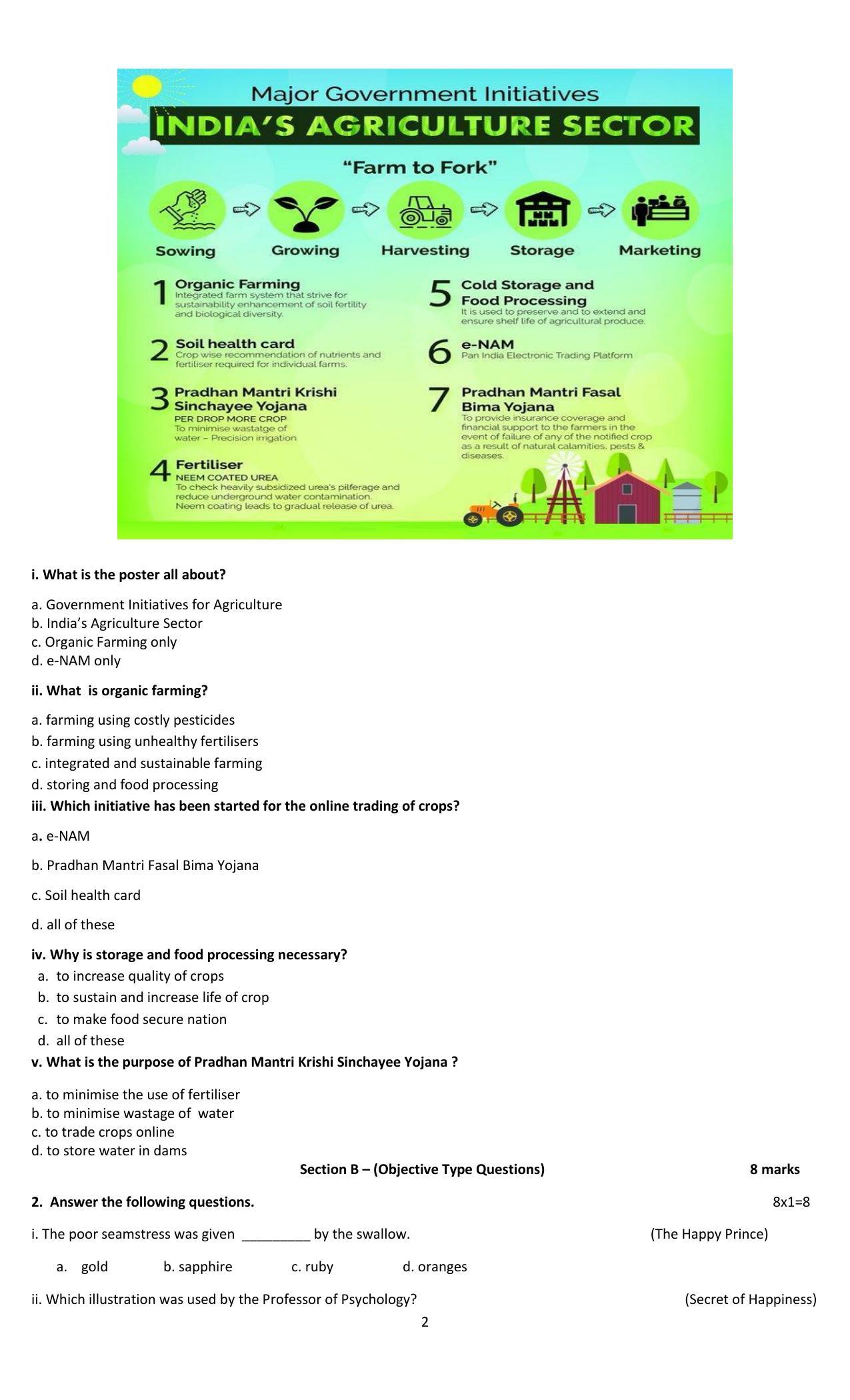 PSEB Class 10 English Model Papers - Page 2