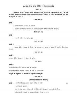 UP Board Class 12- Trade Subjects Syllabus Trade – 33 Hand Block Printing