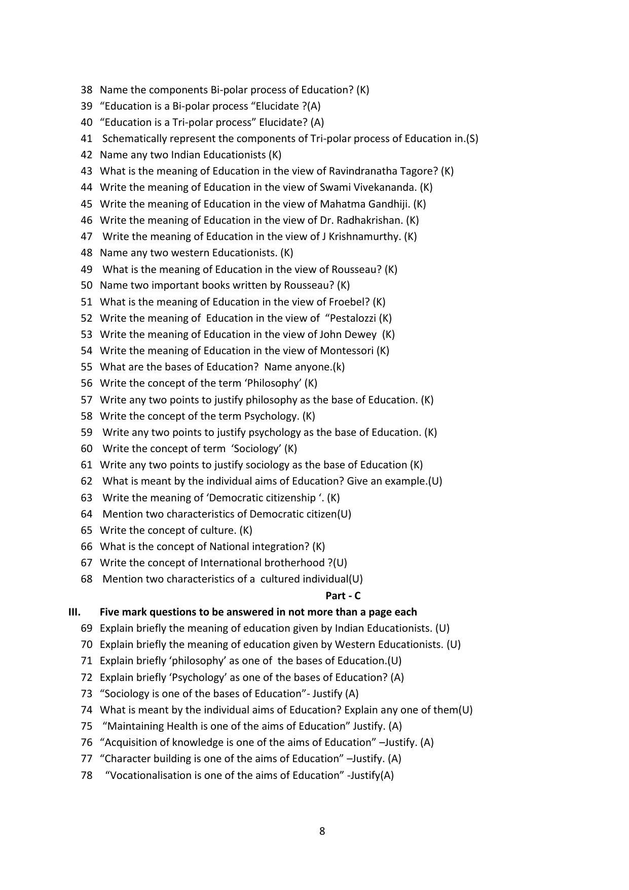 Karnataka 1st PUC Question Bank for Education - Page 8