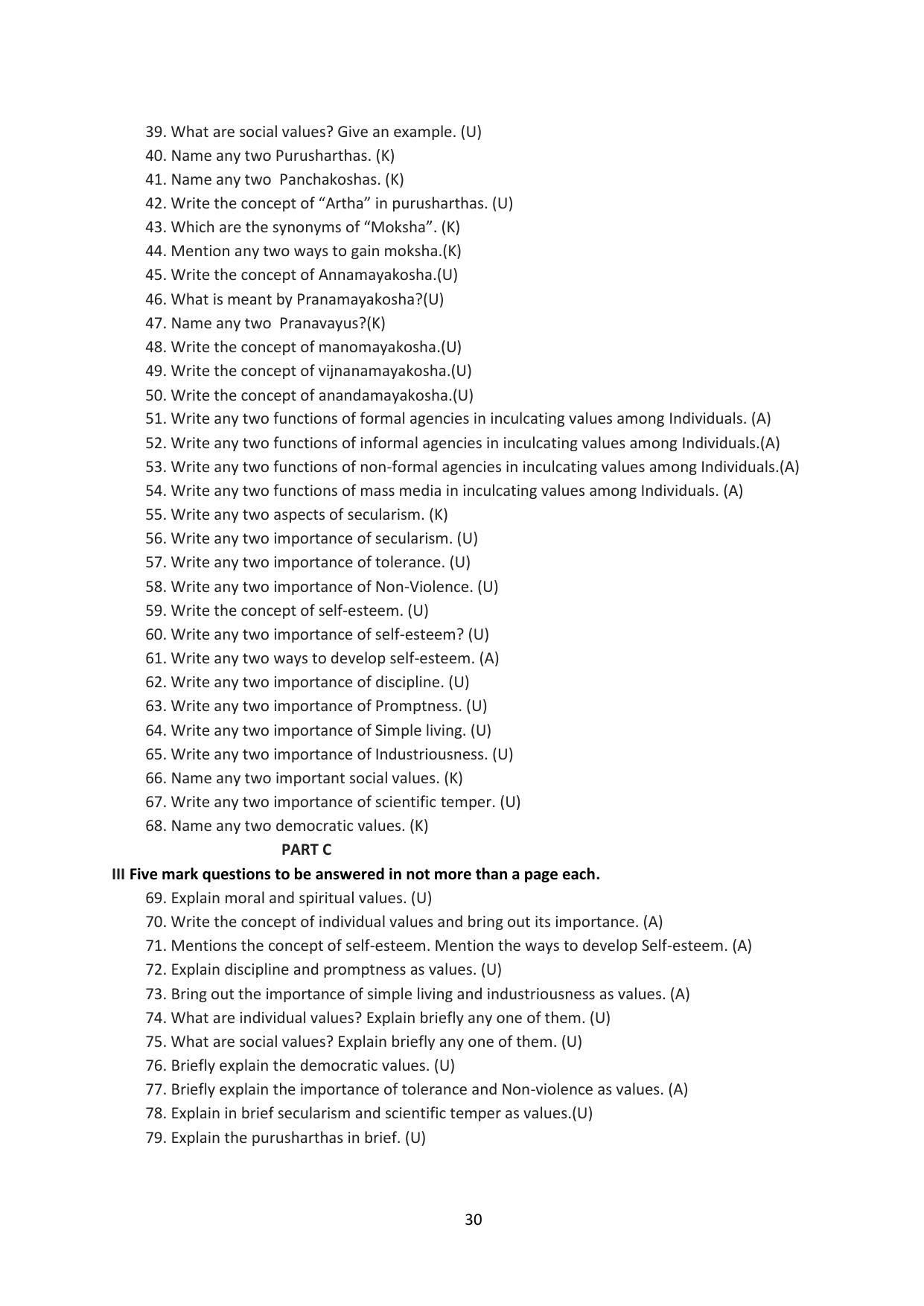 Karnataka 1st PUC Question Bank for Education - Page 30