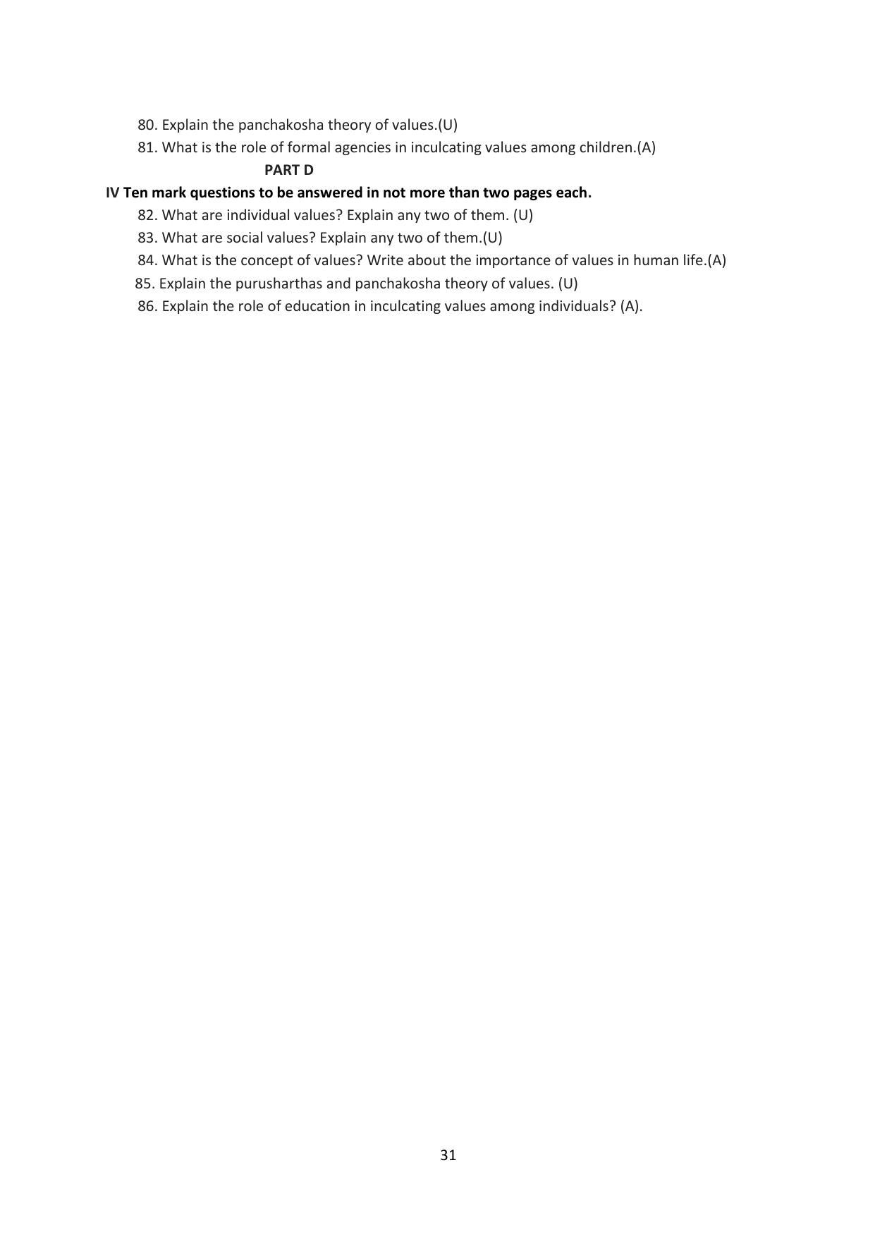 Karnataka 1st PUC Question Bank for Education - Page 31