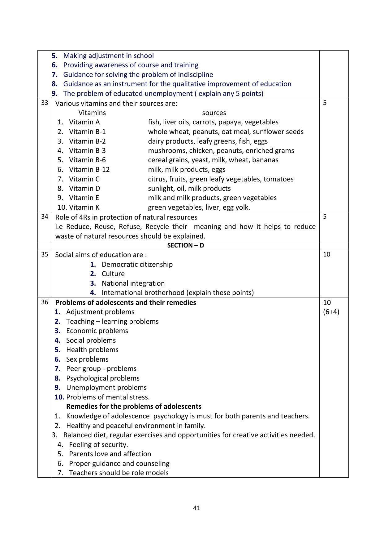 Karnataka 1st PUC Question Bank for Education - Page 41