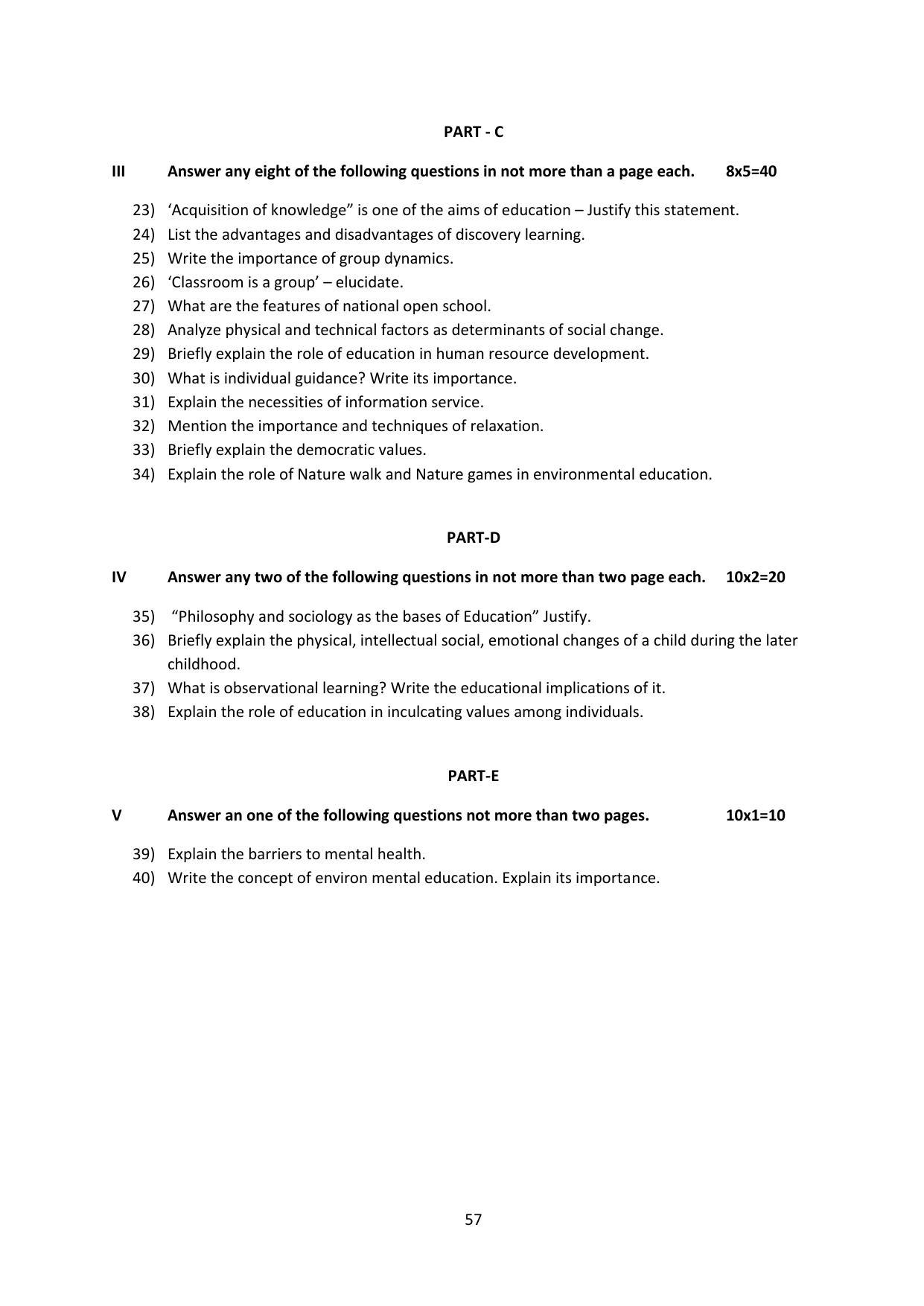 Karnataka 1st PUC Question Bank for Education - Page 57