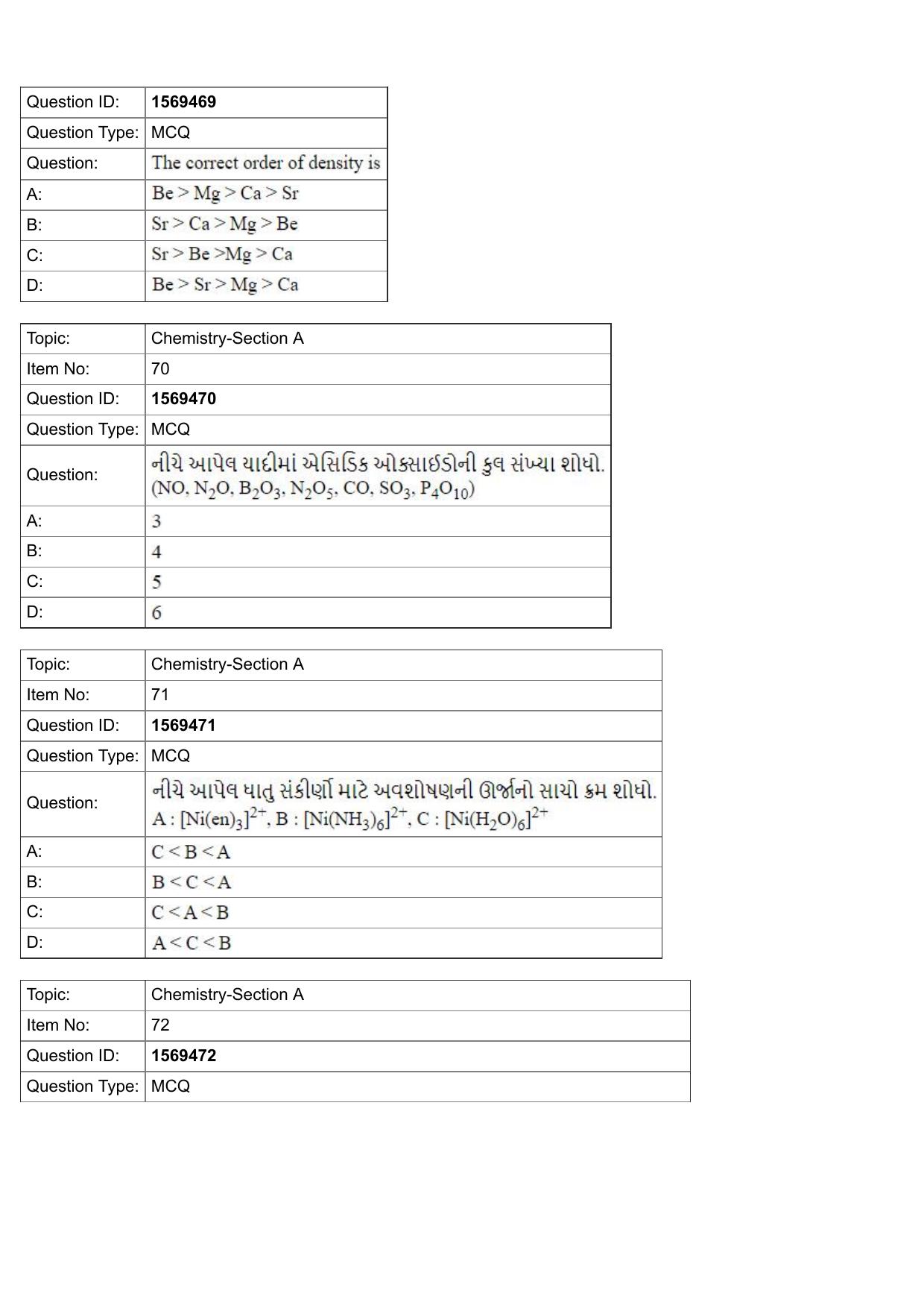 JEE Mains 2022: BTech Gujarati (Shift 2) 25-07-2022 Question Paper - Page 23