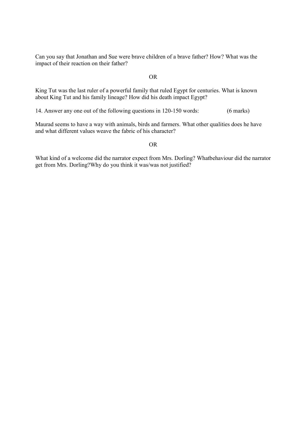 Edudel Class 11 English Sample Question Paper - Page 10