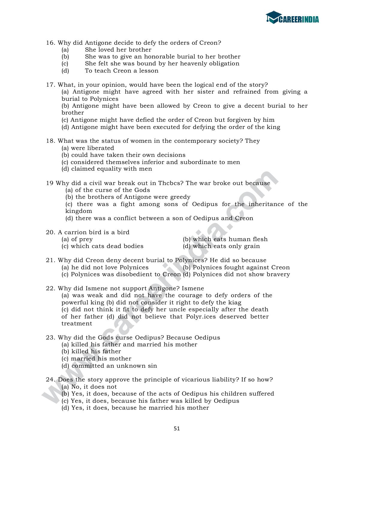 CLAT 2010 UG Sample Question Paper - Page 4