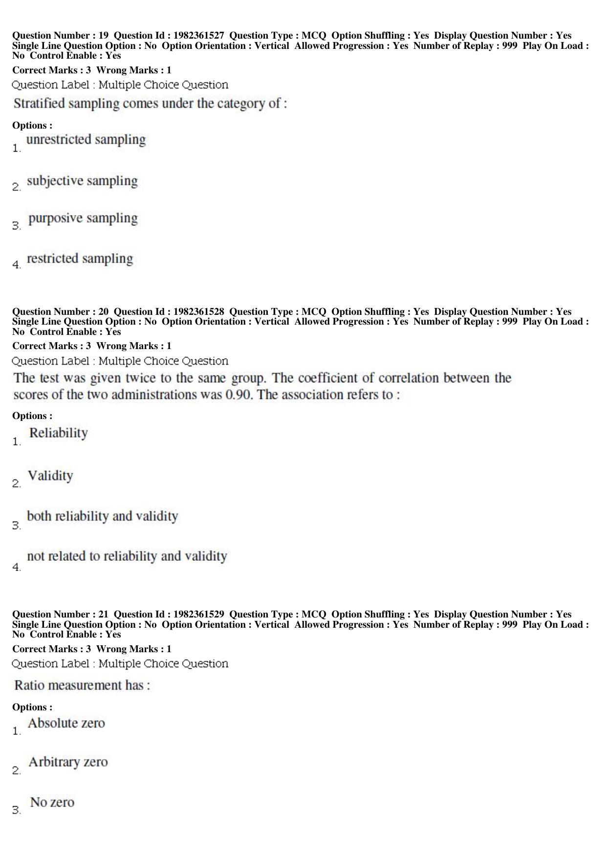 BHU RET Agri Stat 2019 Question Paper - Page 8
