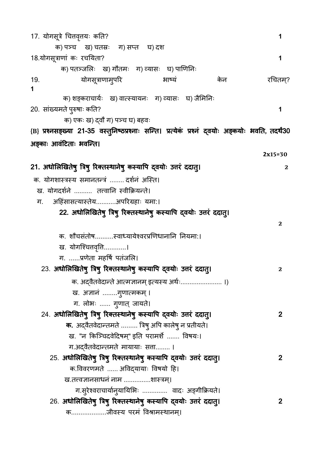 NIOS Class 10 Bharatiya Darshan (247) Sample Paper - Page 4