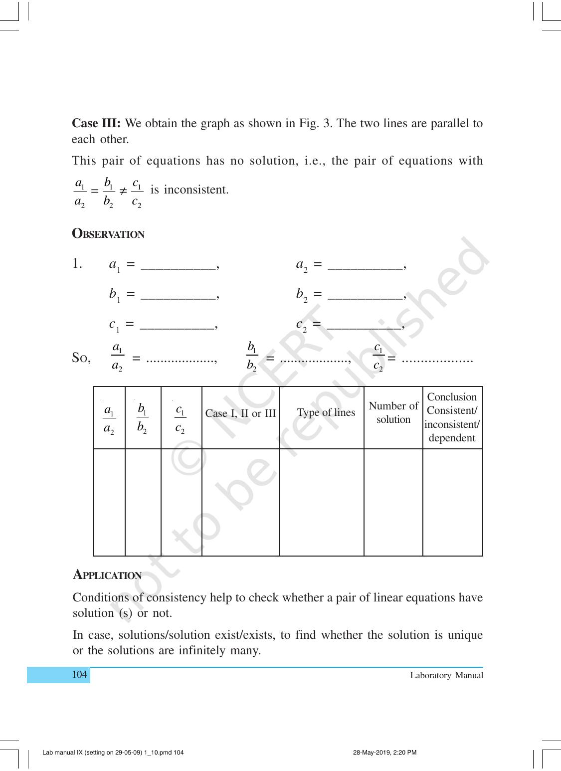 NCERT Laboratory Manuals for Class X Mathematics - Activities for Class X (1 to 10) - Page 12