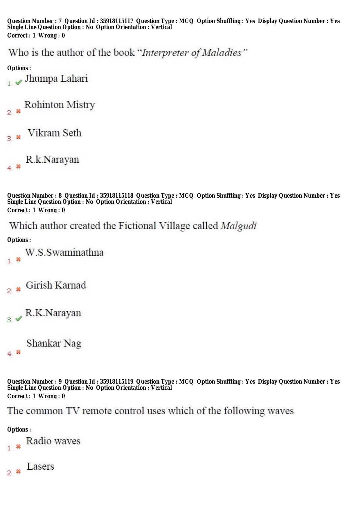 TS CPGET 2018 M.Lib.I.Sc (2 years) (Shift3) Question Paper with Answer Key - Page 4