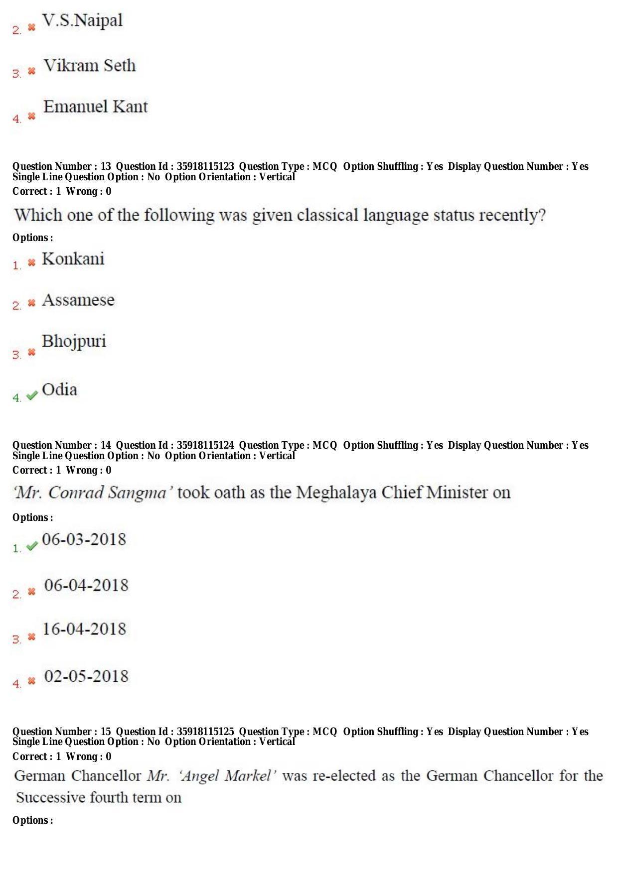 TS CPGET 2018 M.Lib.I.Sc (2 years) (Shift3) Question Paper with Answer Key - Page 6