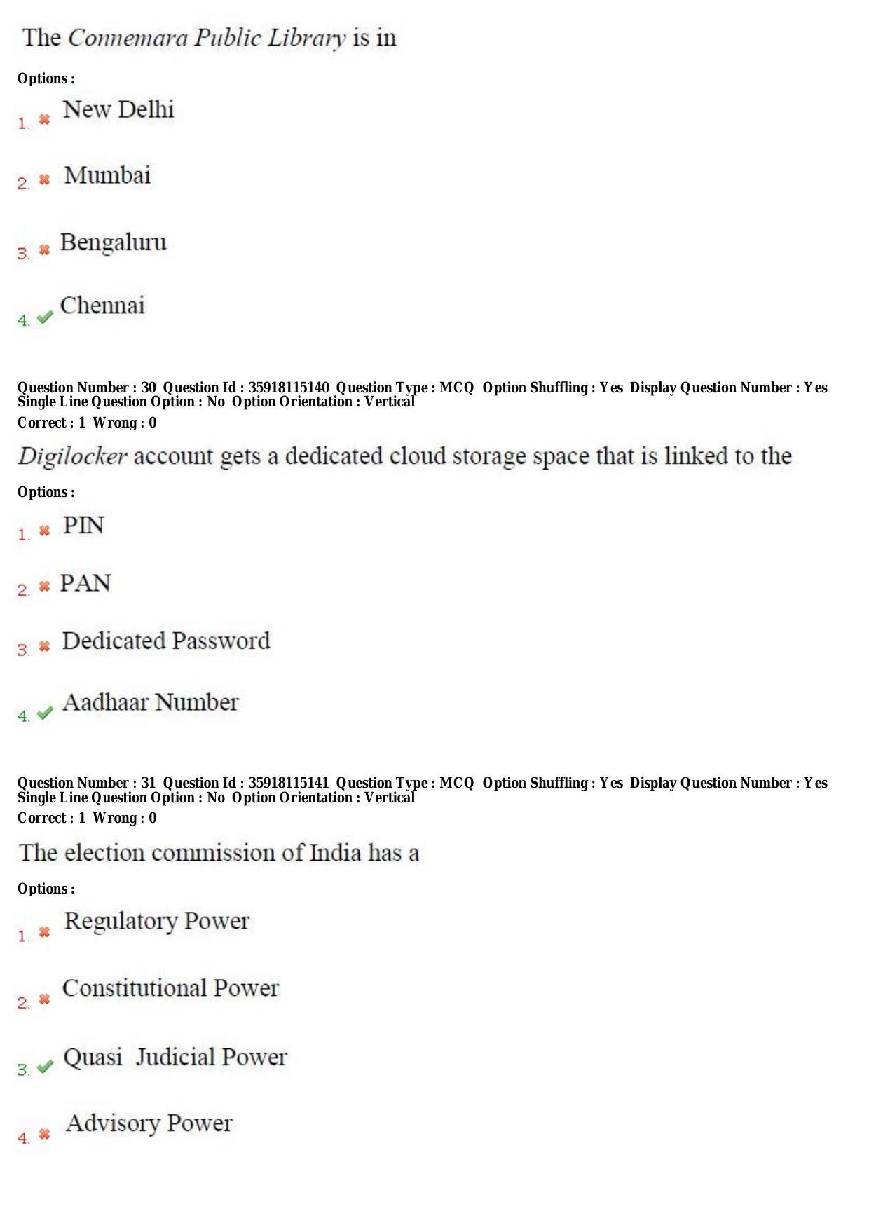 TS CPGET 2018 M.Lib.I.Sc (2 years) (Shift3) Question Paper with Answer Key - Page 12