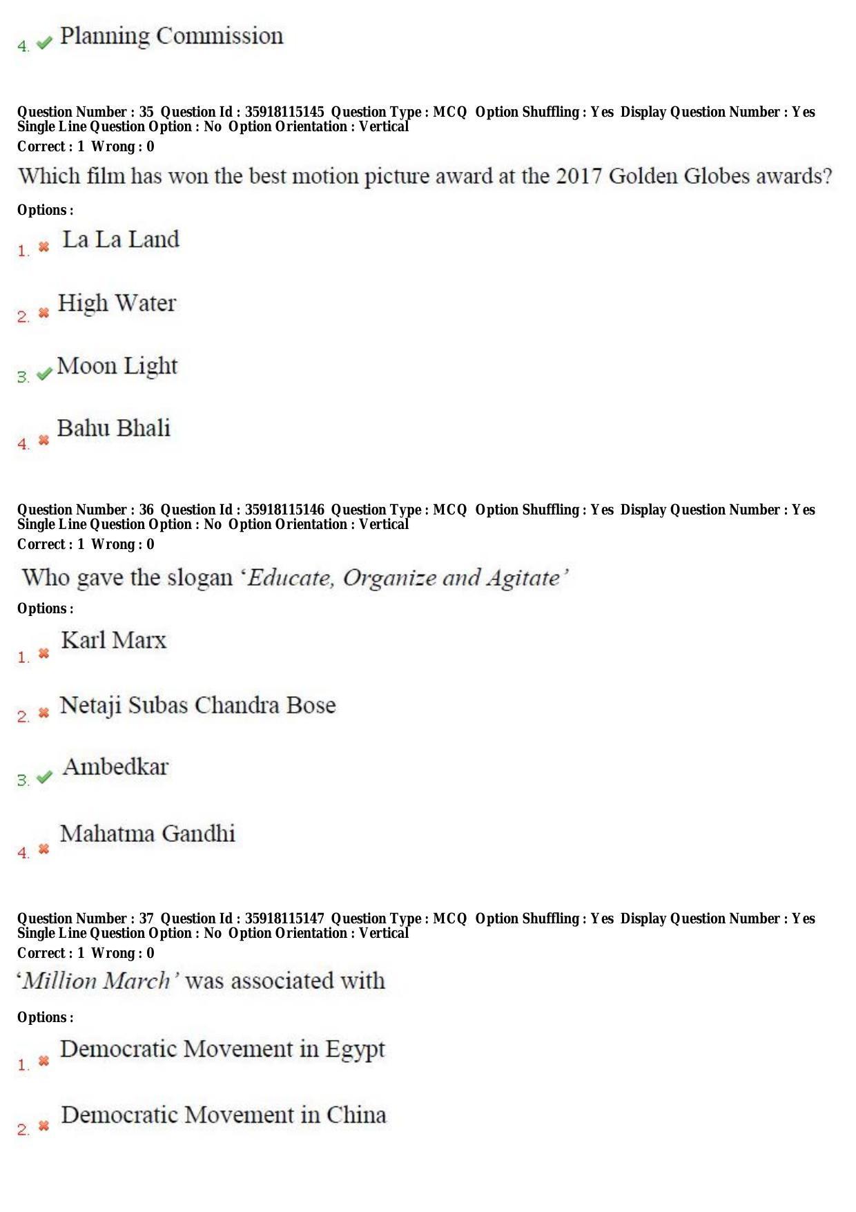 TS CPGET 2018 M.Lib.I.Sc (2 years) (Shift3) Question Paper with Answer Key - Page 14