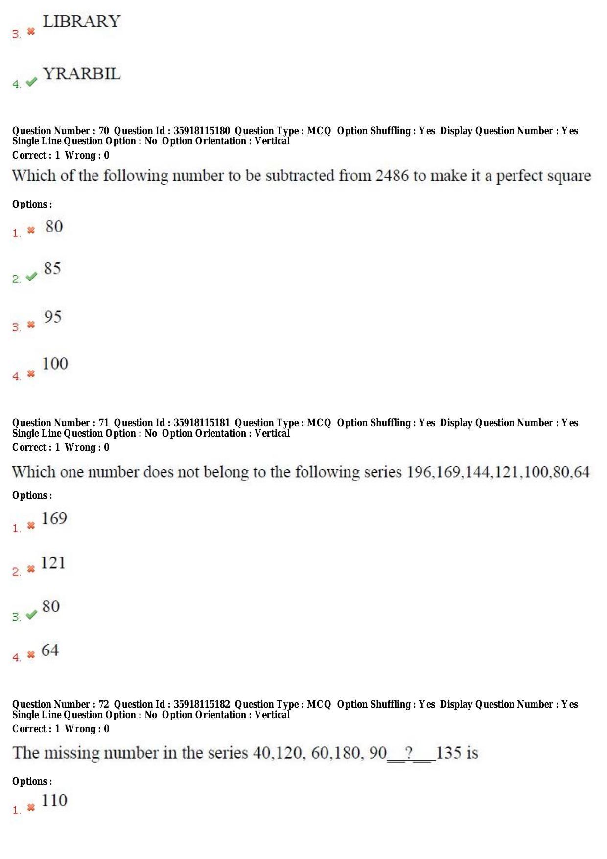TS CPGET 2018 M.Lib.I.Sc (2 years) (Shift3) Question Paper with Answer Key - Page 27