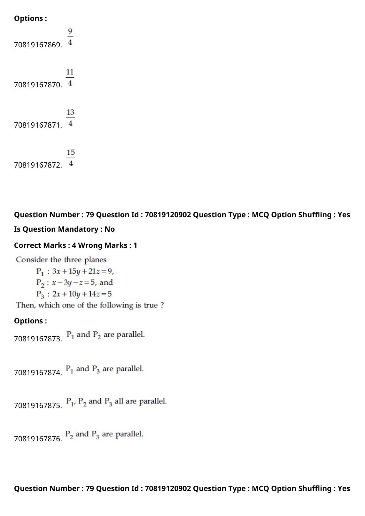 JEE Mains 2021: B.Arch Tamil (Shift 1) 26-02-2021 Question Paper - Page 92