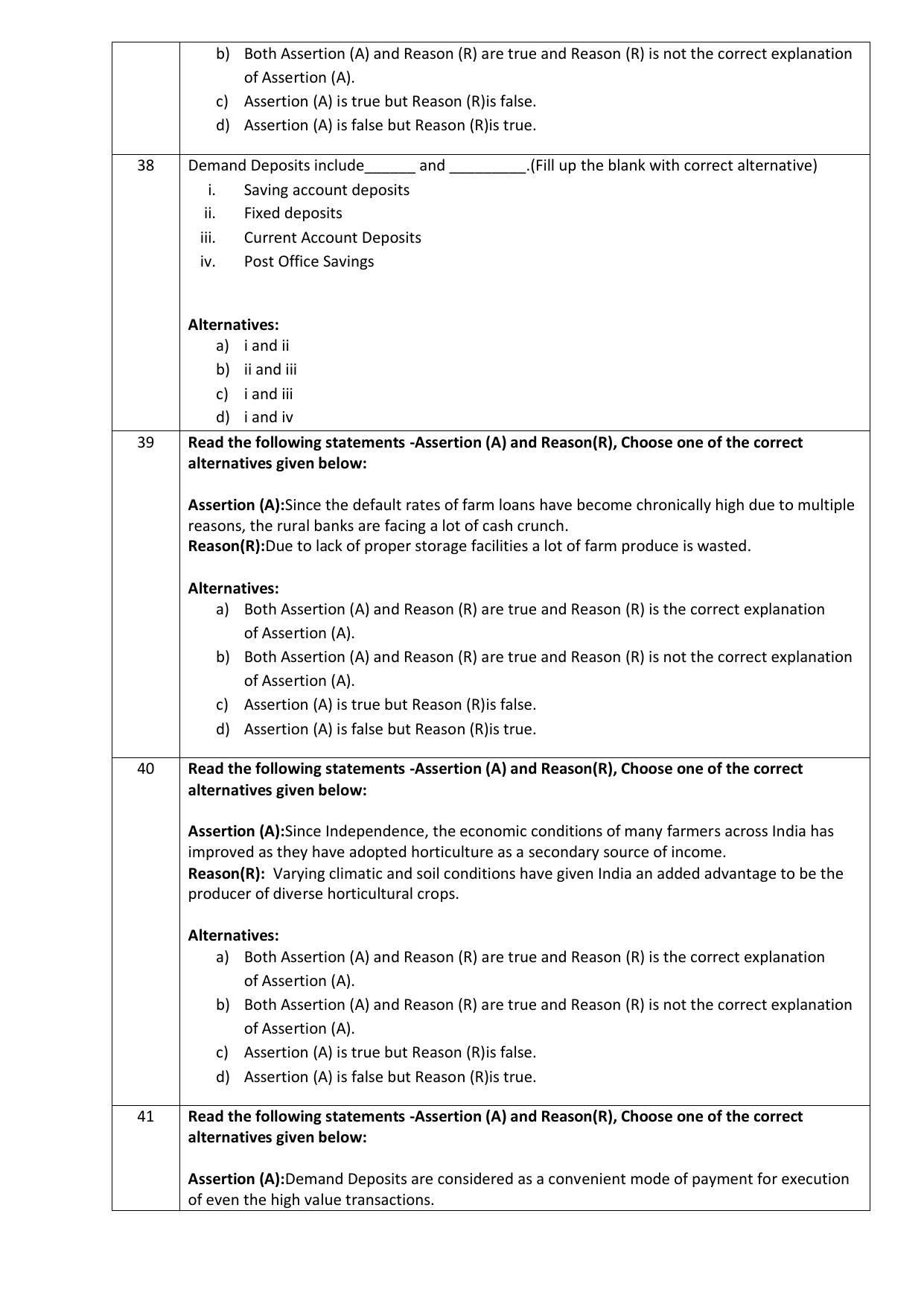 CBSE Class 12th Economics Sample Question Paper 2021-22 - Page 9