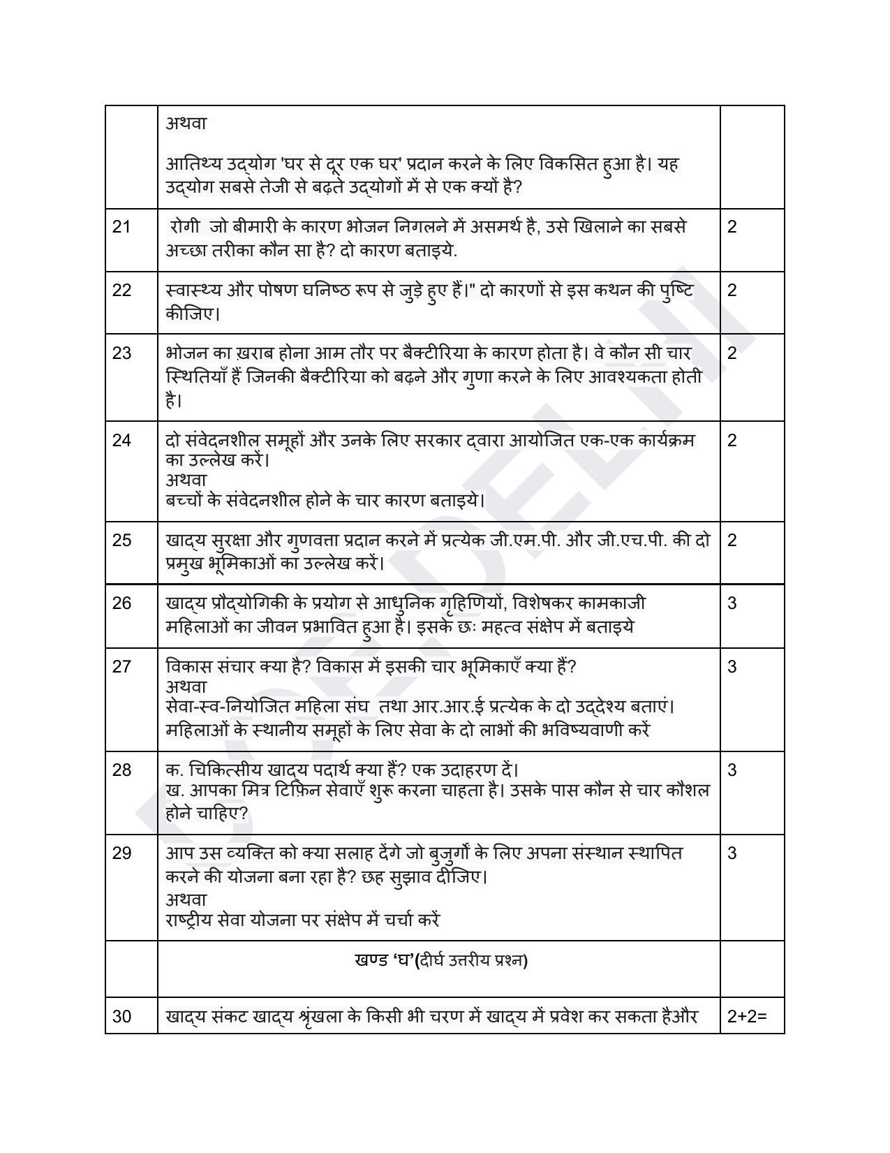 Edudel Class 12 Home Science (Hindi) Practice Papers-1 (2023-24) - Page 7