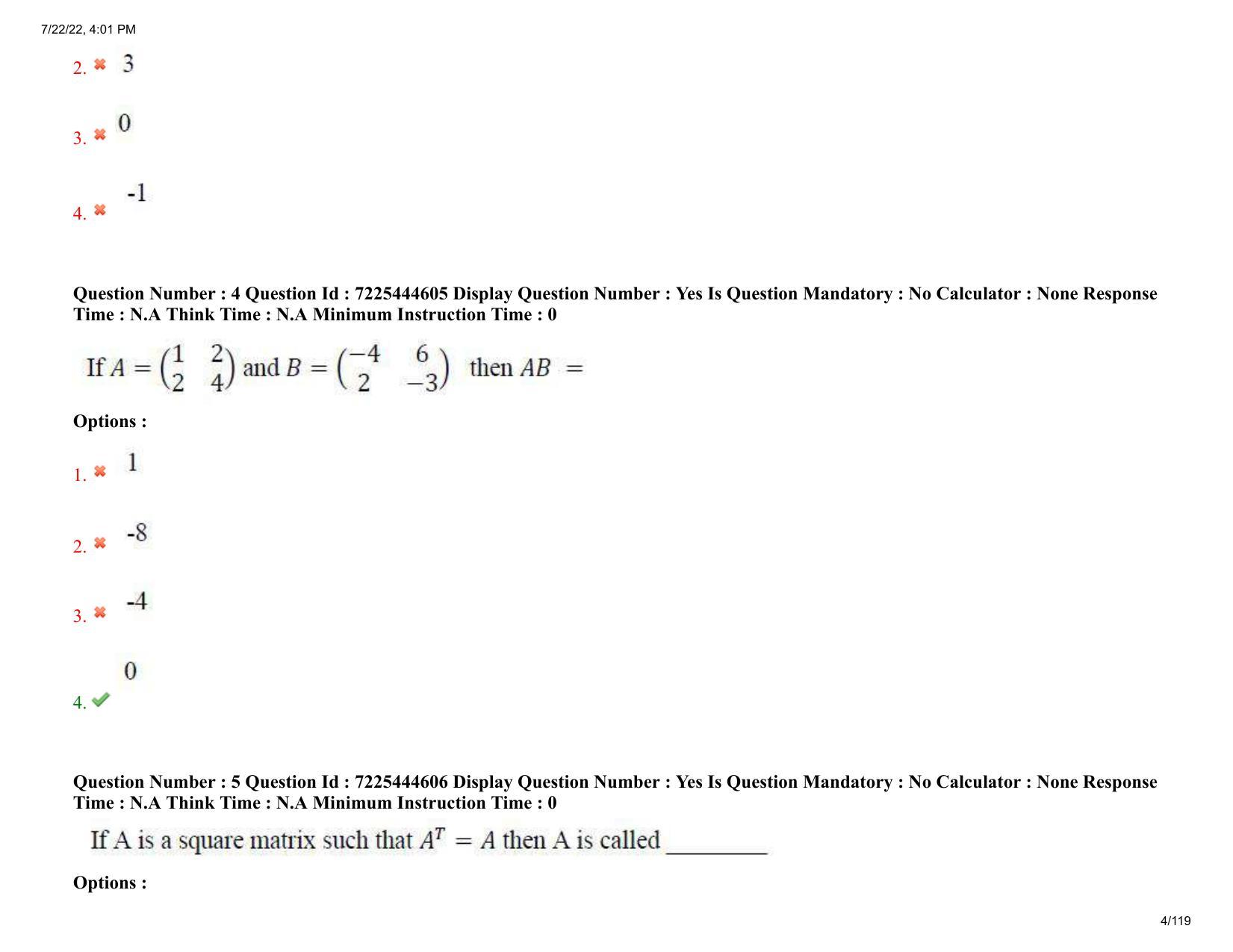 AP ECET 2022 - CIVIL ENGINEERING Question Paper With Preliminary Keys - Page 4