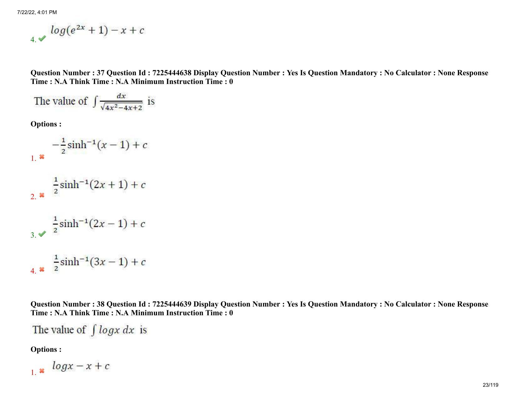AP ECET 2022 - CIVIL ENGINEERING Question Paper With Preliminary Keys - Page 23