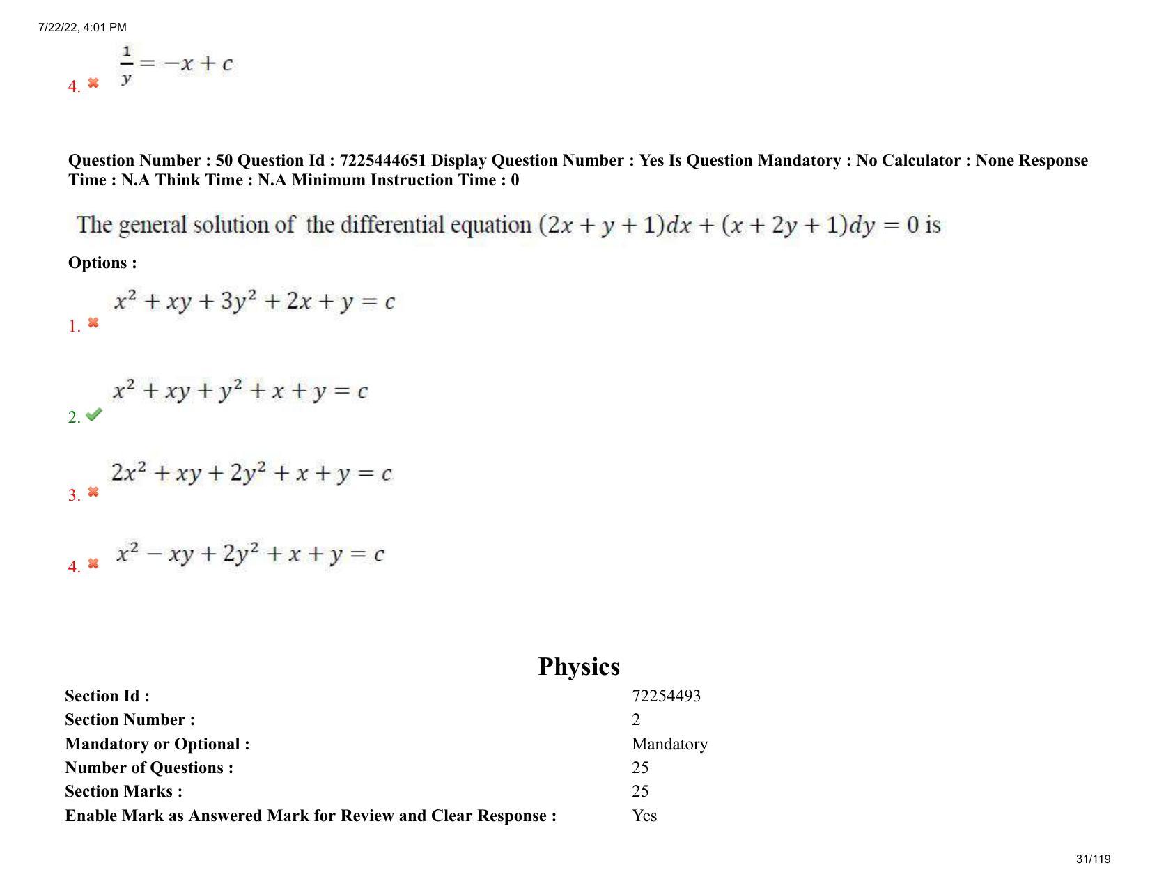 AP ECET 2022 - CIVIL ENGINEERING Question Paper With Preliminary Keys - Page 31