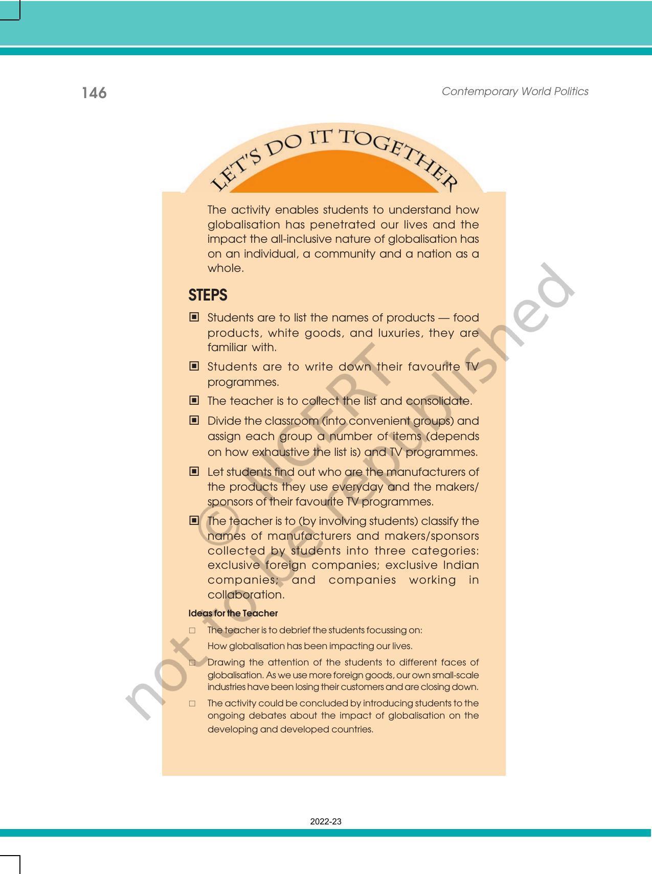 NCERT Book for Class 12 Political Science Chapter 9 Globalisation - Page 12