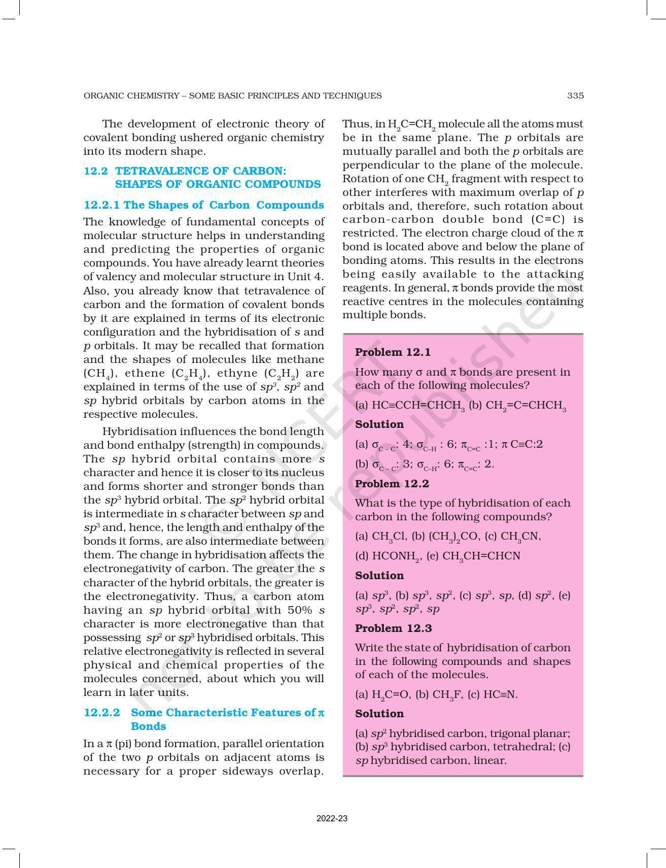 NCERT Book for Class 11 Chemistry Chapter 12 Organic Chemistry: Some Basic Principles and Techniques - Page 2