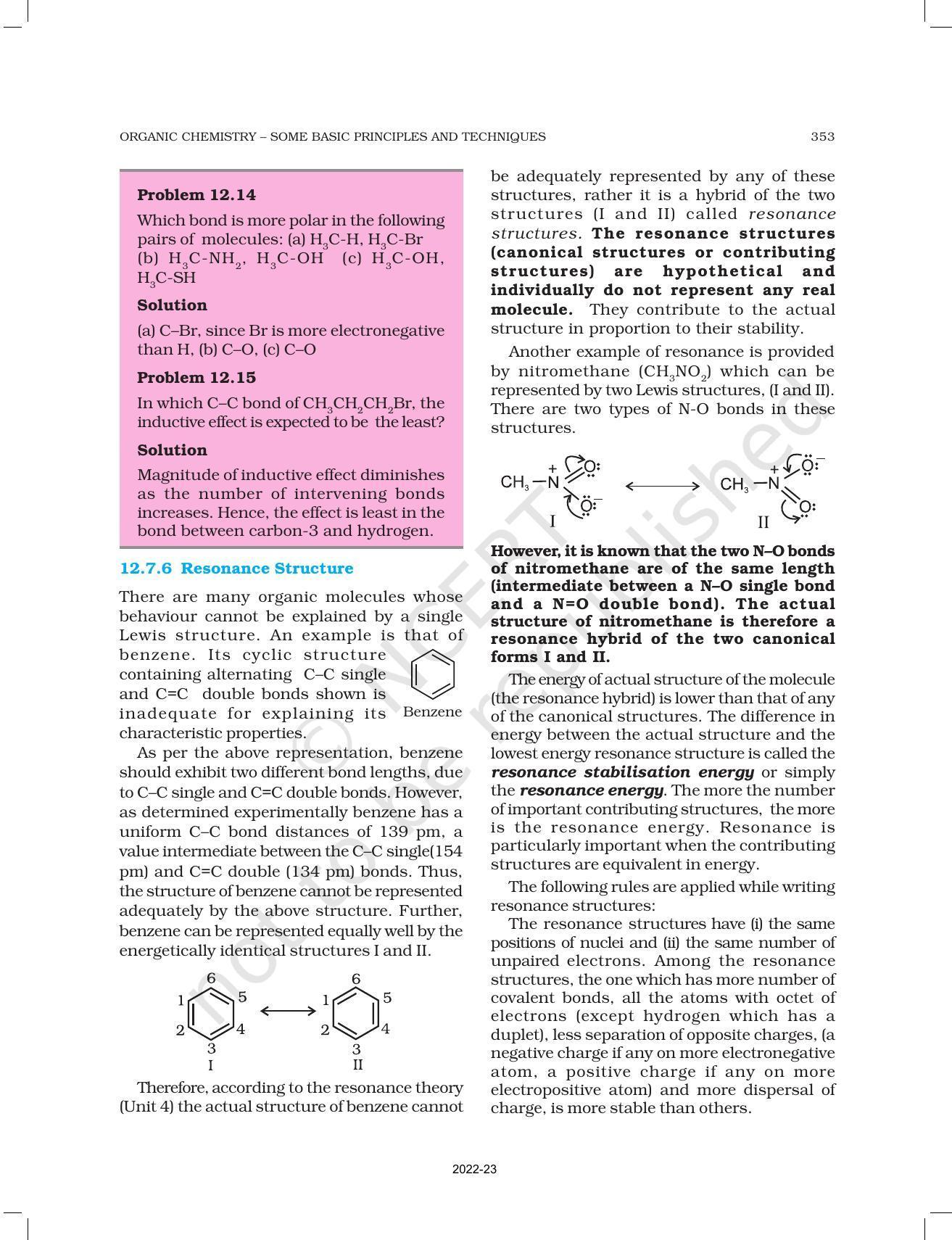 NCERT Book for Class 11 Chemistry Chapter 12 Organic Chemistry: Some Basic Principles and Techniques - Page 20