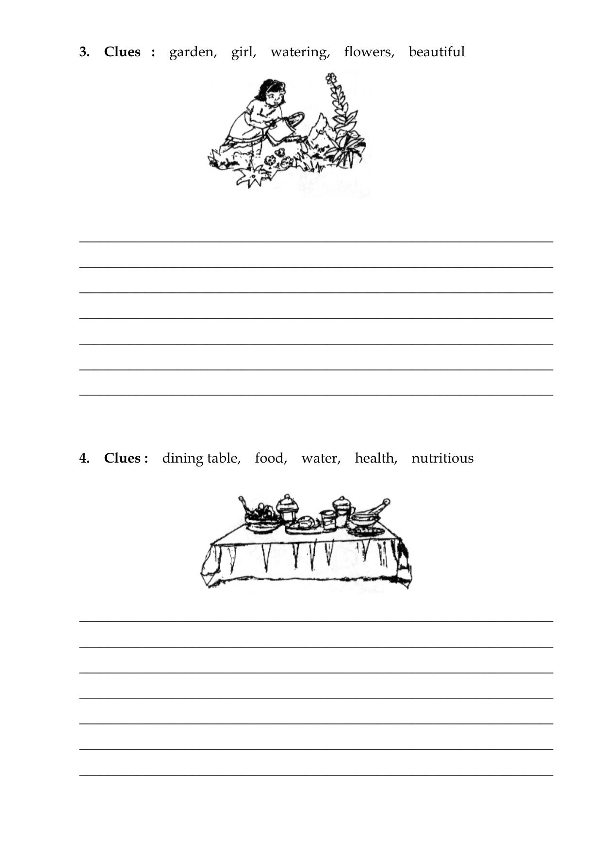 Worksheet for Class 3 English He is My Brother Assignment I - Page 4