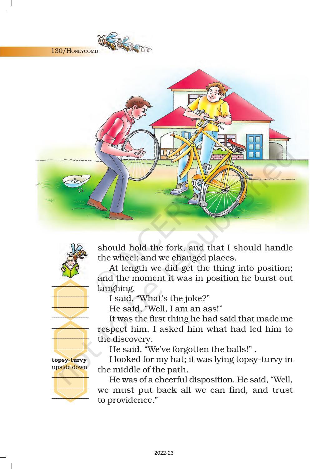 NCERT Book for Class 7 English (Honeycomb): Chapter 9-A Bicycle in Good Repair - Page 5
