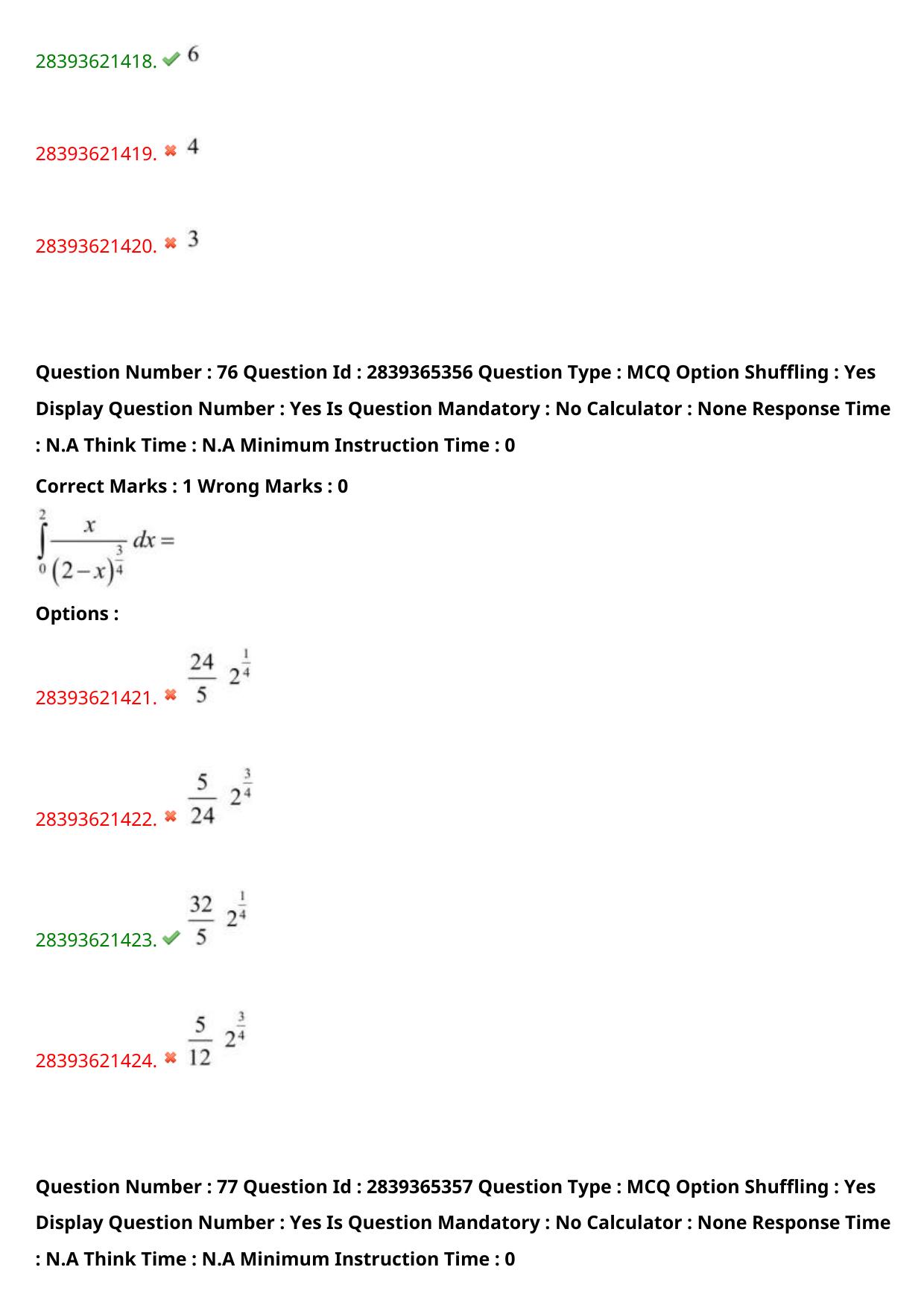 TS EAMCET 2023 Engineering Question Paper with Key (13 May 2023 Afternoon (English & Telugu) - Page 56