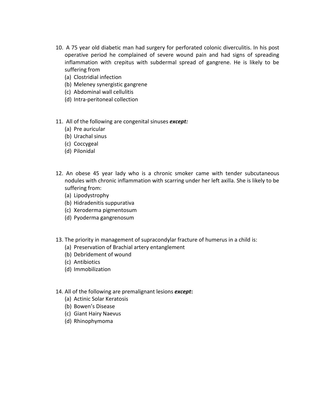 INI CET Gynecology Practice Paper - Page 3