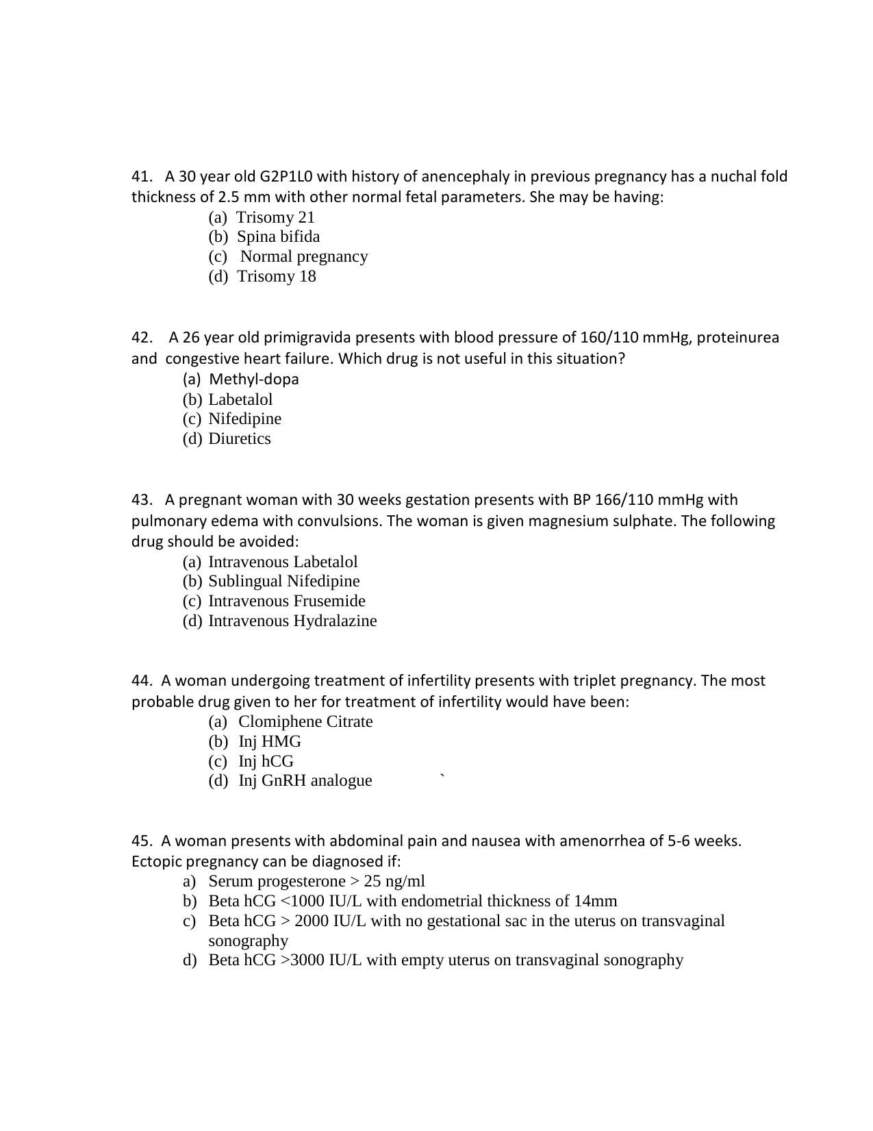 INI CET Gynecology Practice Paper - Page 9