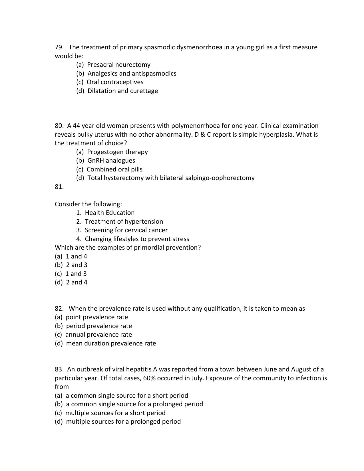INI CET Gynecology Practice Paper - Page 16