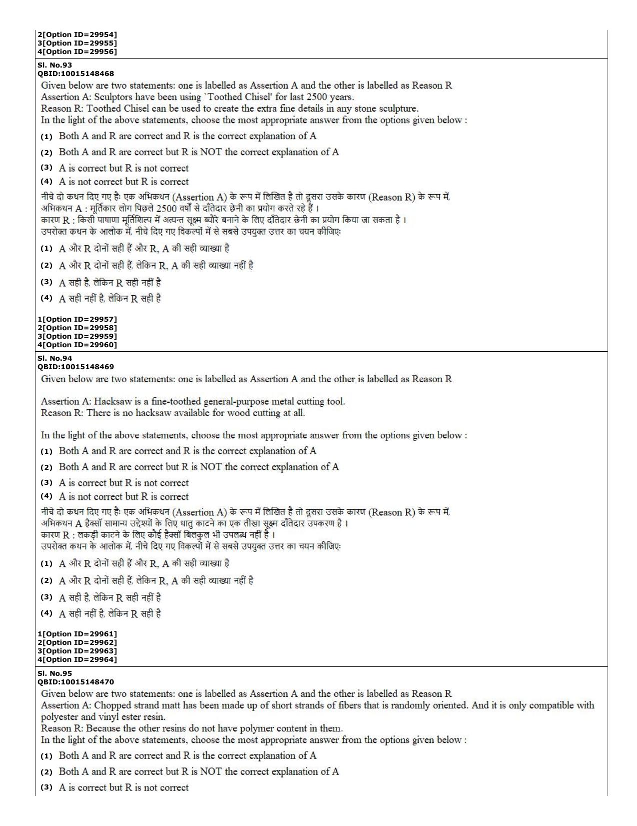 CUET (PG) 2022: PGQP-74 Plastic Arts  (10-09-2022) Question Paper - Page 35
