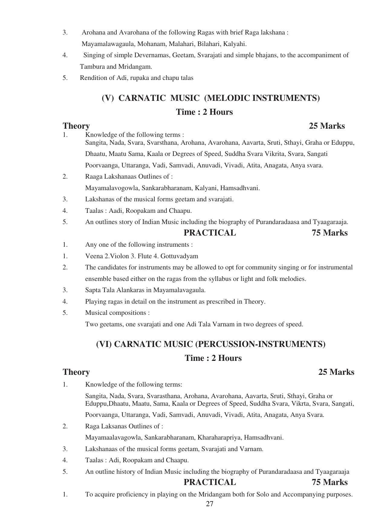 UBSE Class 9 Syllabus - Page 27