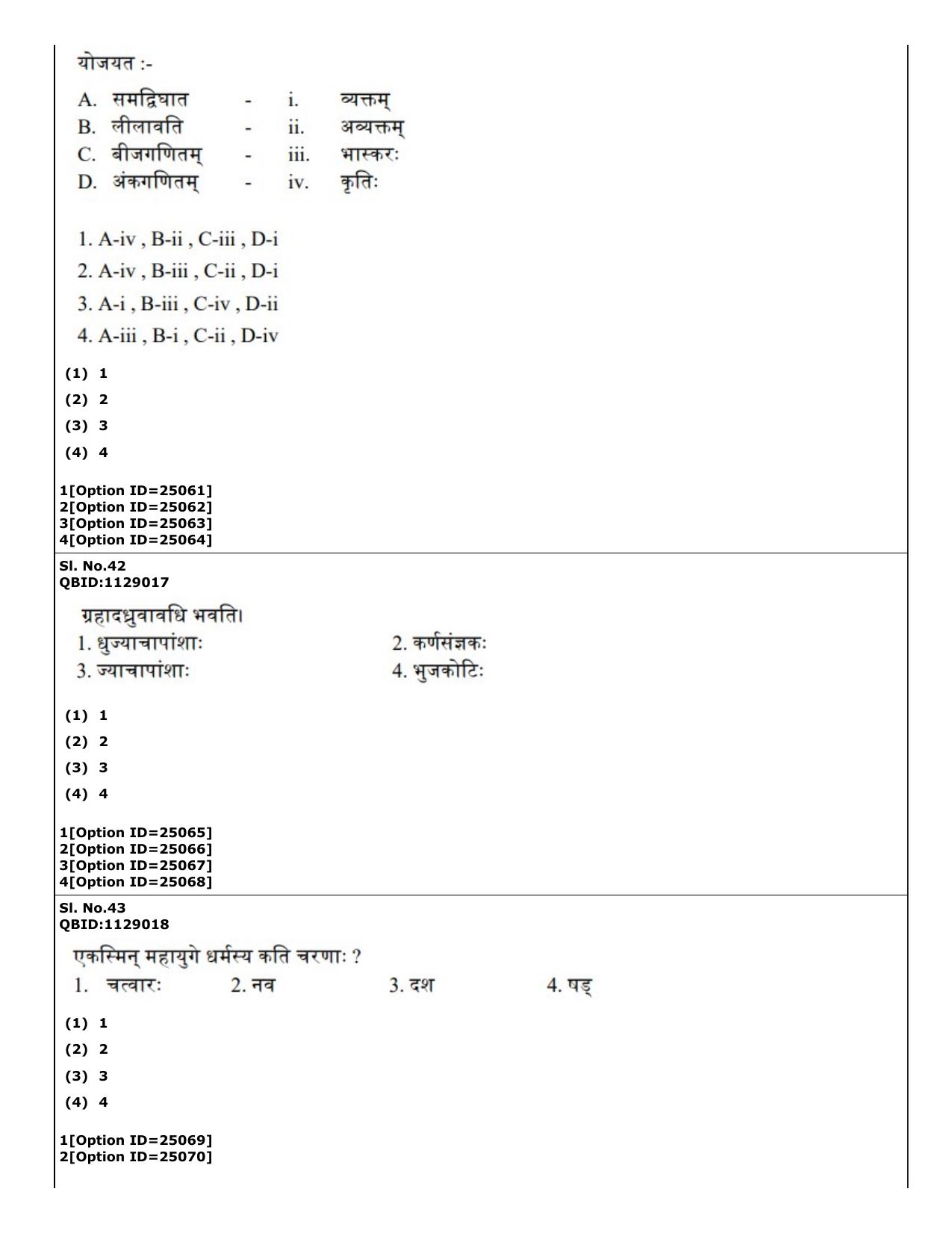 CUET (PG) 2022: PGQP-81 Jyotish (Ganit) (09-09-2022) Question Paper - Page 29