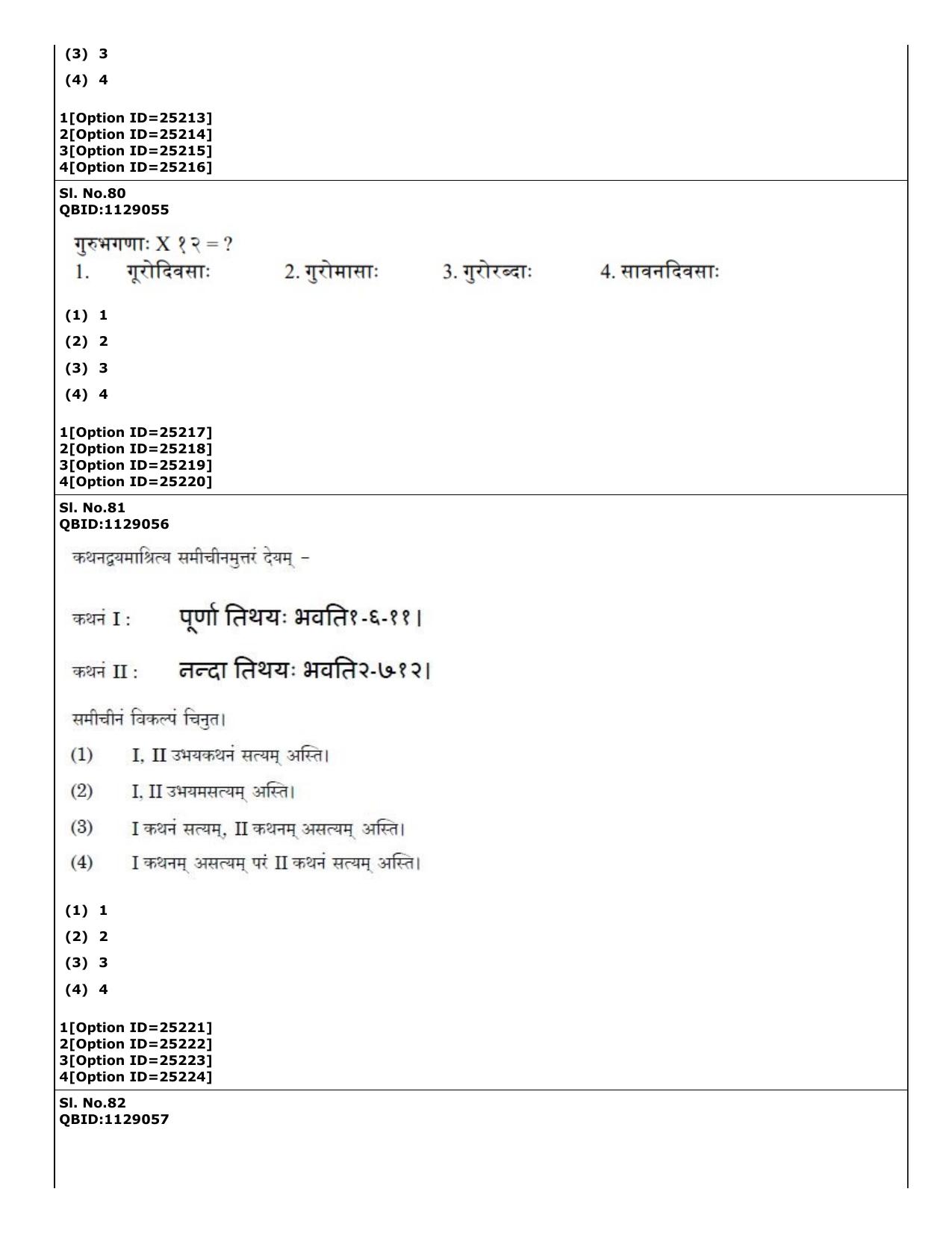 CUET (PG) 2022: PGQP-81 Jyotish (Ganit) (09-09-2022) Question Paper - Page 42