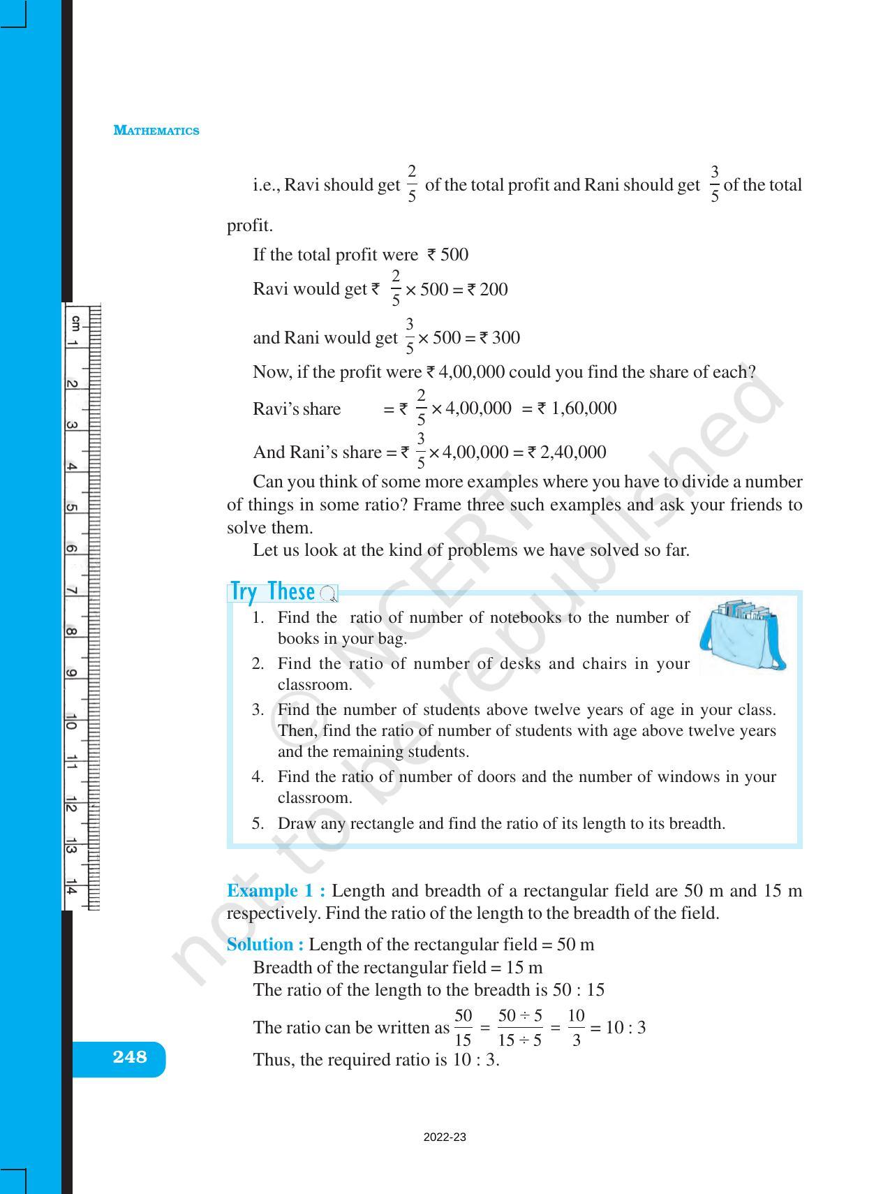 NCERT Book for Class 6 Maths: Chapter 12-Ratio and Proportion - Page 5