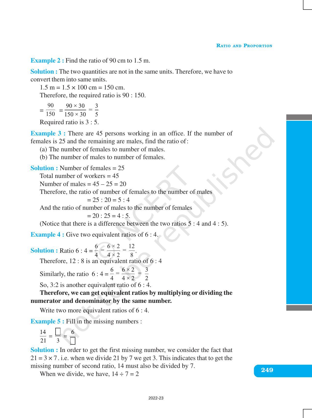 NCERT Book for Class 6 Maths: Chapter 12-Ratio and Proportion - Page 6