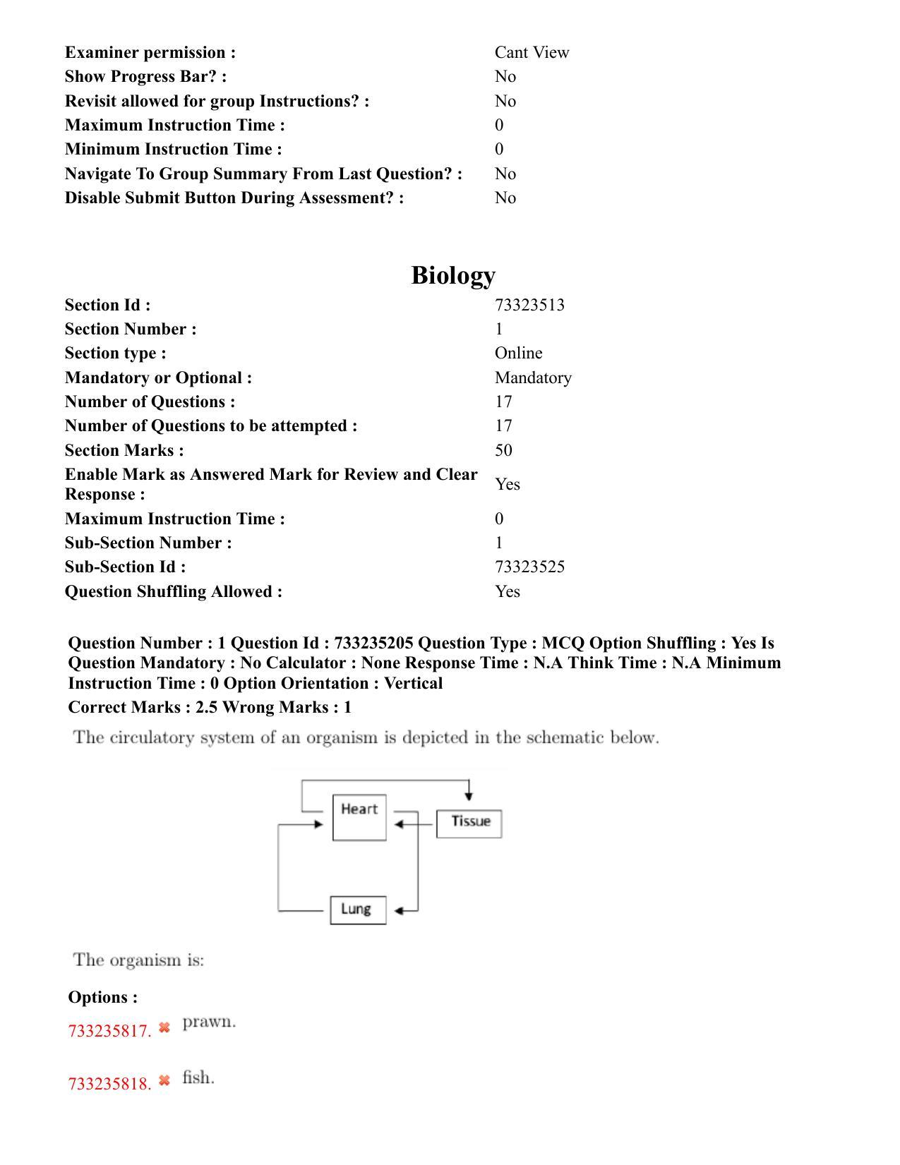 NEST Session I 2022 Question Paper - Page 2