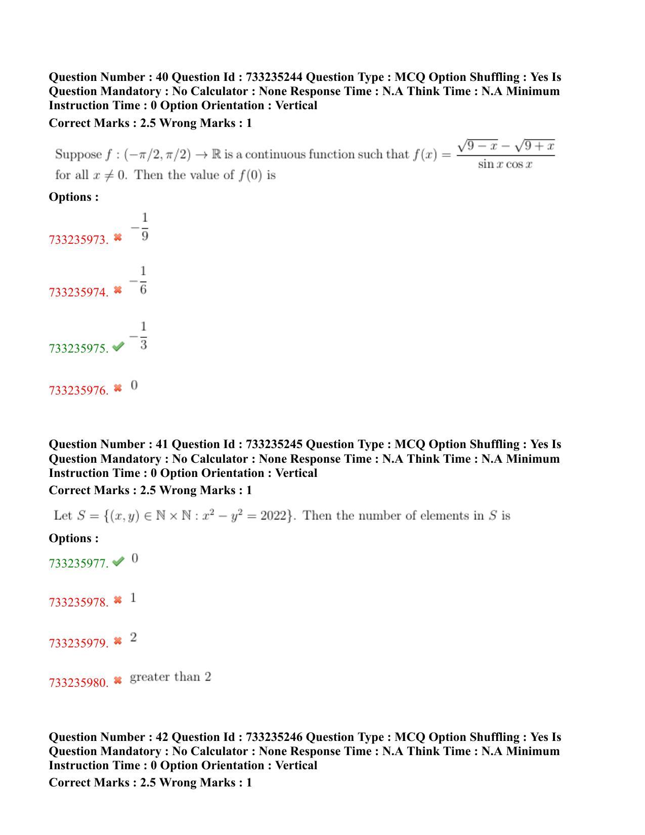 NEST Session I 2022 Question Paper - Page 28