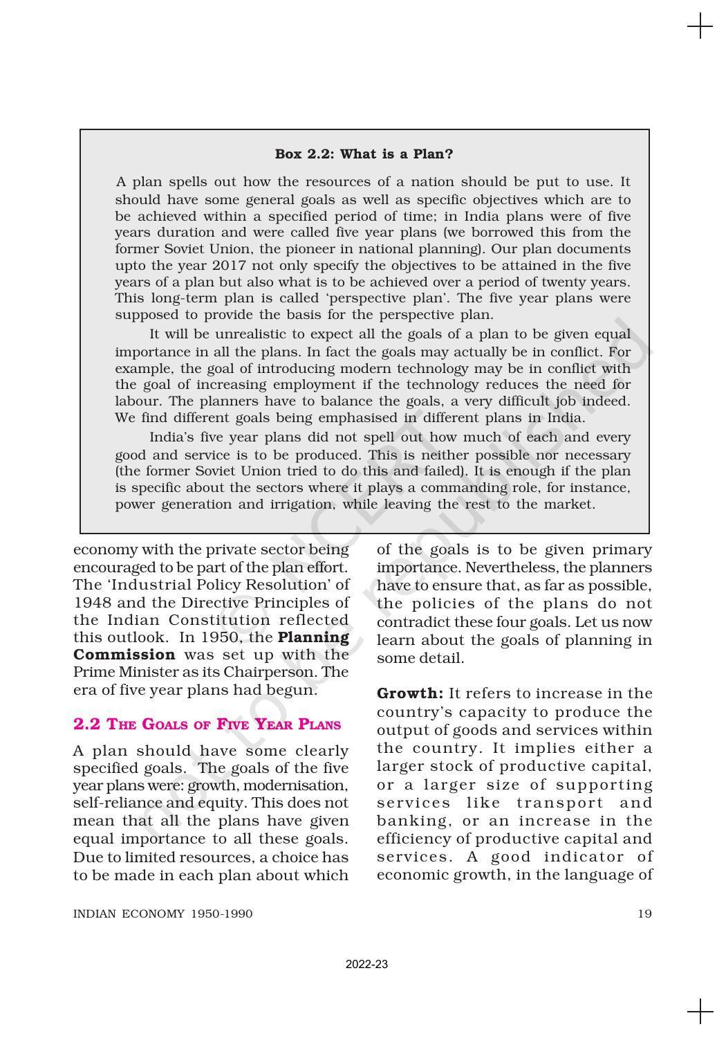 NCERT Book for Class 11 Economics (Indian Economics) Chapter 2 Indian Economy (1950-1990) - Page 4