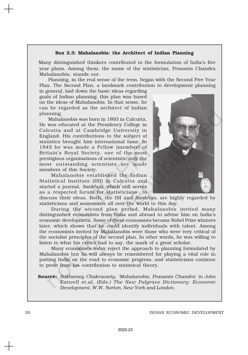 NCERT Book for Class 11 Economics (Indian Economics) Chapter 2 Indian Economy (1950-1990) - Page 5