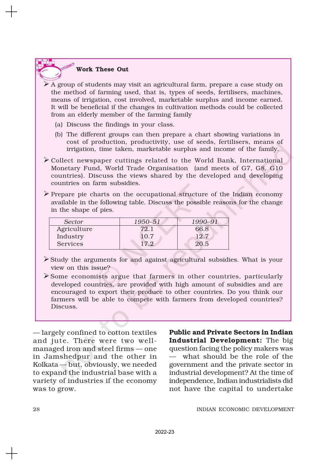 NCERT Book for Class 11 Economics (Indian Economics) Chapter 2 Indian Economy (1950-1990) - Page 13