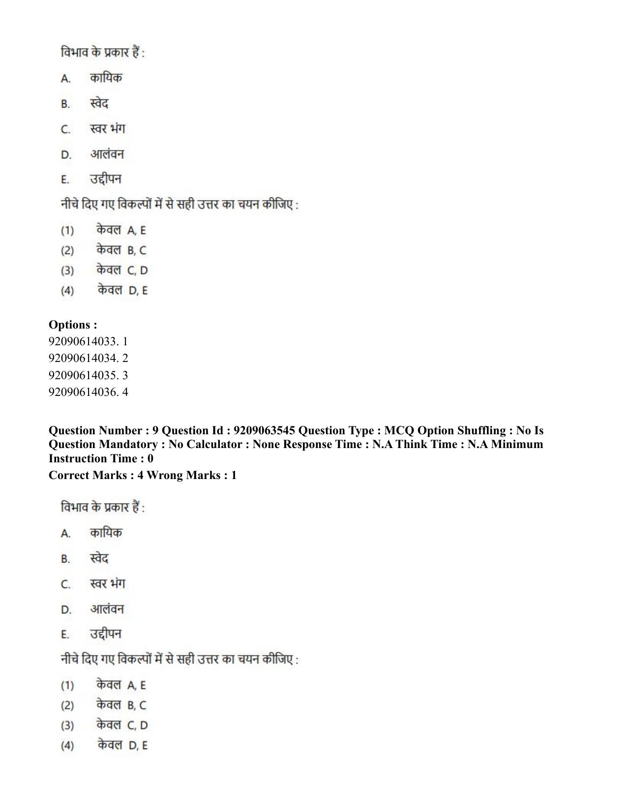 CUET PG 2023: ACQP26 – Vyakarana & Sabdabodha Systems (Hindi)-Shift 3 (06-06-2023) Question Paper - Page 13