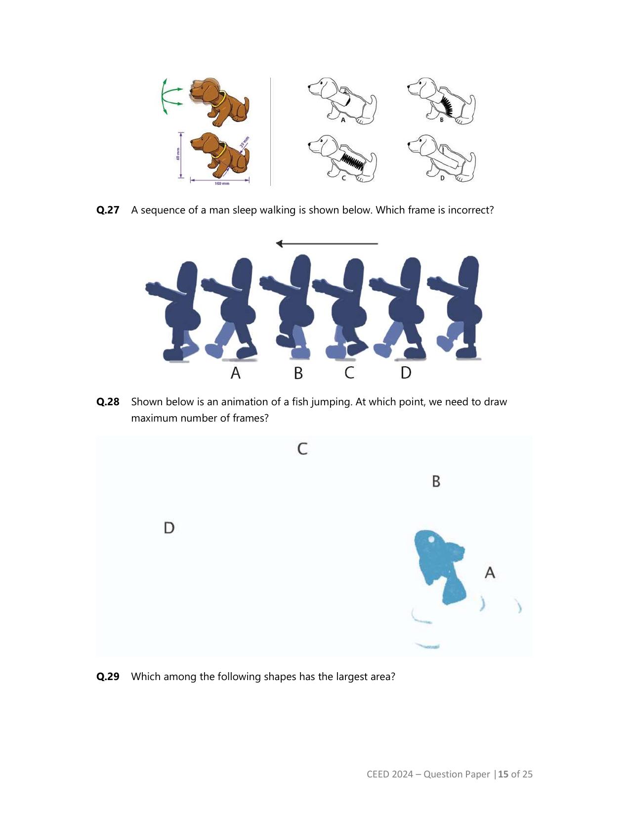 CEED 2024 Question Paper - Page 15